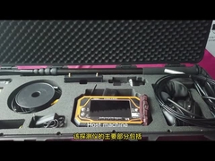 Vídeo de áudio do detector de vida de resgate