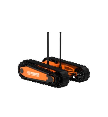Small Single Arm Tracked Robot Chassis with 10 Inch Touch Screen and Wireless Transmission for Counter Terrorism