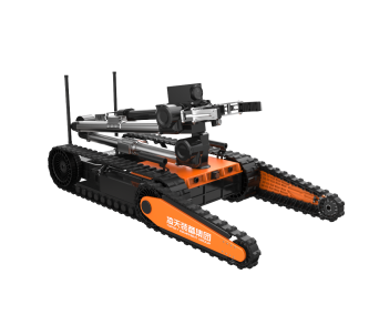 Lightweight Explosive Ordnance Disposal Robot with 7-Degree-of-Freedom Robotic Arm and Modular Design