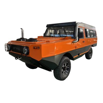 Veículo Anfíbio de Alta Potência e Grande Cavalagem com Forte Capacidade de Transposição de Obstáculos Durante a Condução