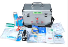 Kit de primeiros-socorros de tipo ligado anti-caída, à prova de água e retardador de chamas, com elevada utilização do espaço interno