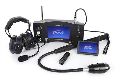 Detector audio/video do sinal da vida entre pontas de prova (câmera) e exposição (anfitrião), há uma conexão flexível