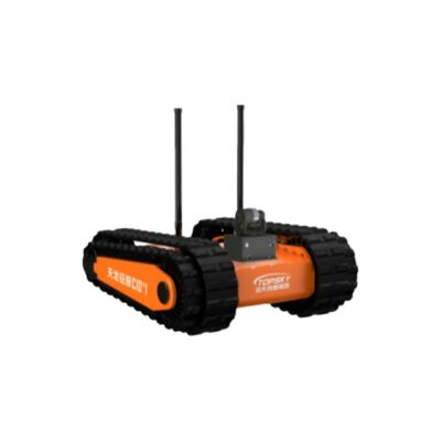 Robô de reconhecimento de incêndio com scanner rotativo LIDAR, proteção IP67 e capacidade de modelagem 3D para ambientes perigosos